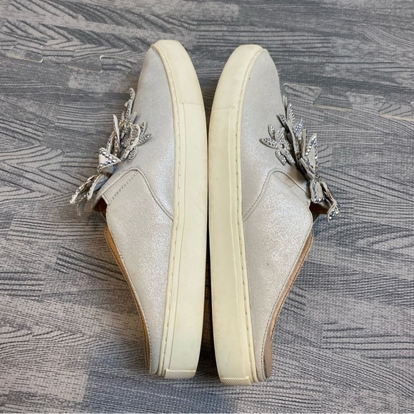 Antonio Melani Lorra Rhinestone Metallic Leather Sneaker Mule - Picture 6 of 15